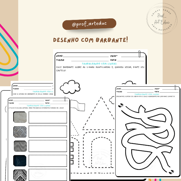 Trabalhando com Linhas - Planejamento e Atividades para imprimir - Imagem 2